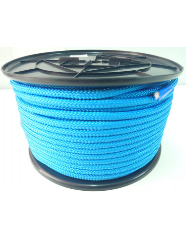 Corda in nylon intrecciato 10mm x 100 metri blu