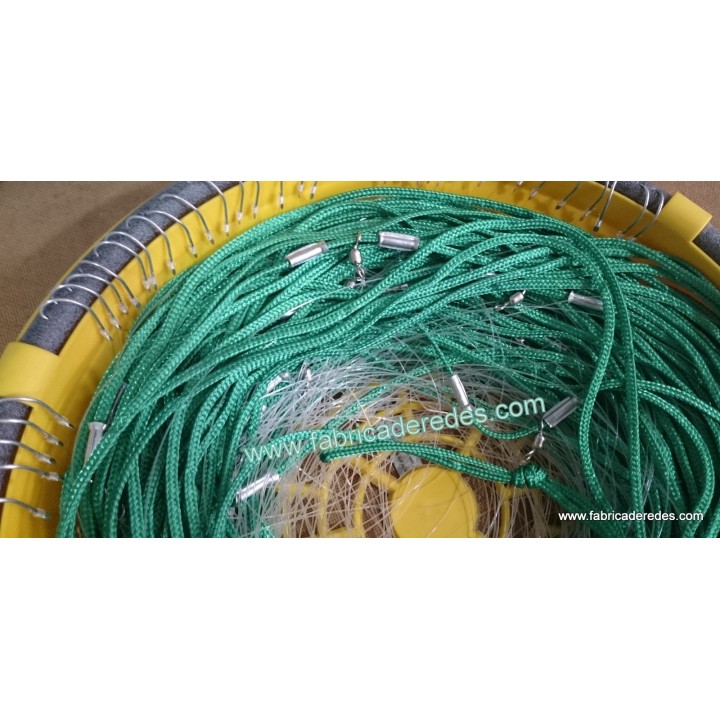 ESPINHEL montado com nylon trançado e 50 ganchos