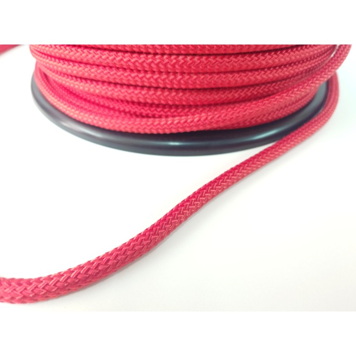 Geflochtenes Nylonseil 10 mm x 100 m rot