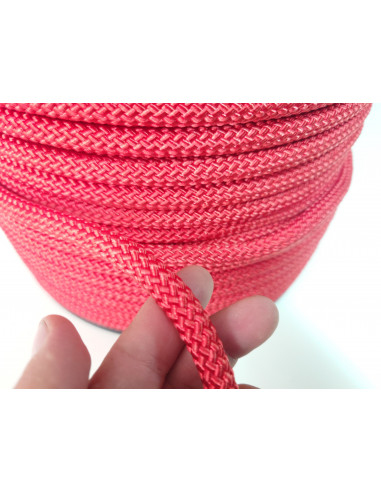 Braided nylon rope 12mm x 100m red