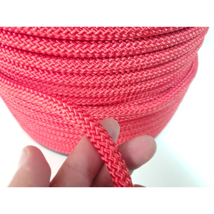 Geflochtenes Nylonseil 12 mm x 100 m rot