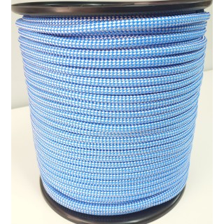 Polypropylene rope 10mm x 200mts White - Blue
