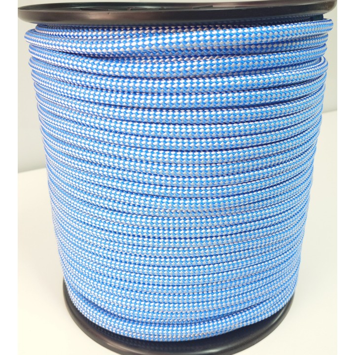 Cuerda de polipropileno 10mm x 200mts Blanco - Azul
