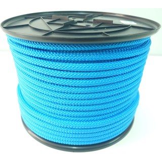 Corda in nylon intrecciato 12mm x 100 metri blu