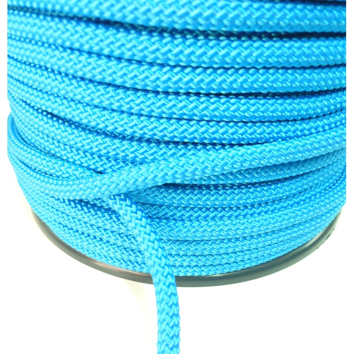 Geflochtenes Nylonseil 12 mm x 100 Meter blau