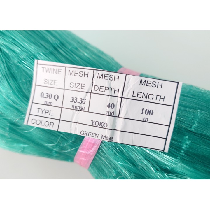 Red 0.30mm x 33,33mmsq x 40md x 100mts Verde