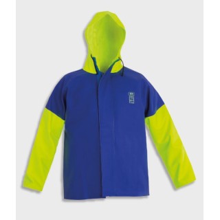 JAQUETA COM ZÍPER FLUO-AZUL