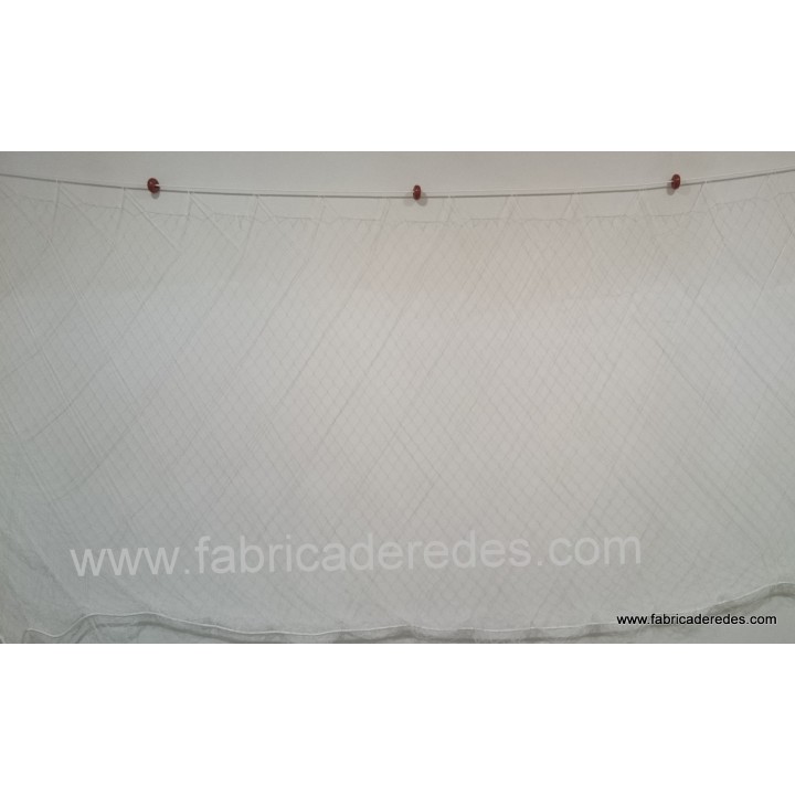 Trasmallo sepia 5/20 x 40 md completo montado con plomo y flotadores.