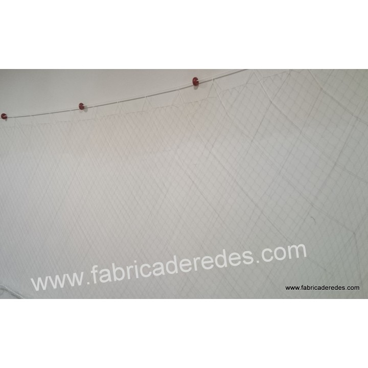 Trasmallo sepia 5/20 x 40 md completo montado con plomo y flotadores.