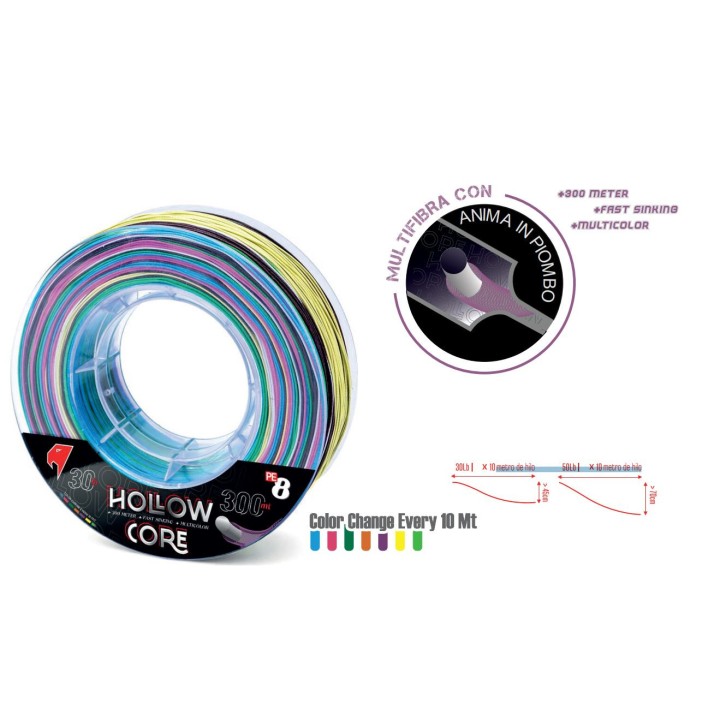 Treccia piombata Big Game 300mt multicolor