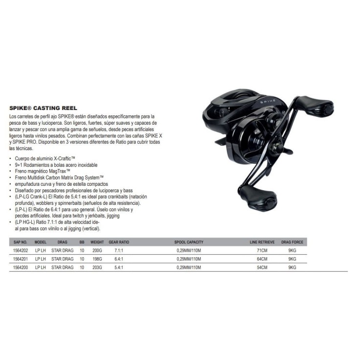 Abu Garcia SPIKE® CASTING moulinet