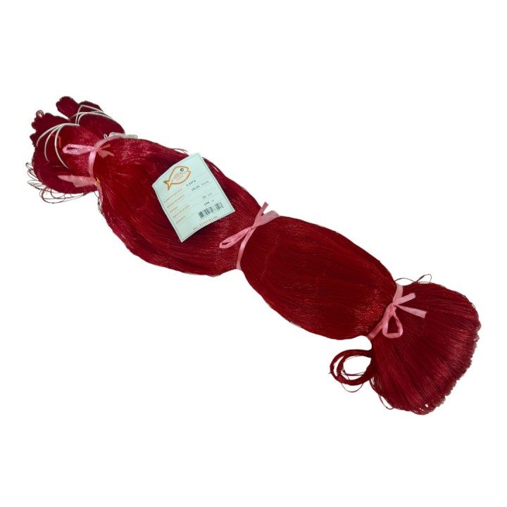 DK YOKO Multinono Net: 0.20mm x 8, 66.66mmsqMalha, 20md, 100m - Vermelho