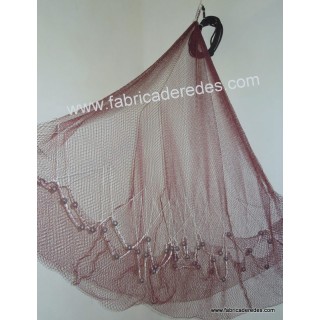 Atarraya multifilamento 210/6 malla 1cm