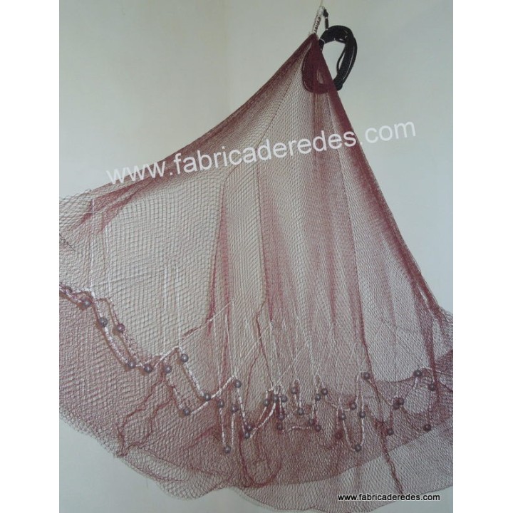 Atarraya multifilamento 210/6 malla 1cm