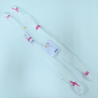 Red de Pesca ALMERORED 210/6: Nylon Doble Nudo, Malla 200mmsq, 4md, 100m - Blanca