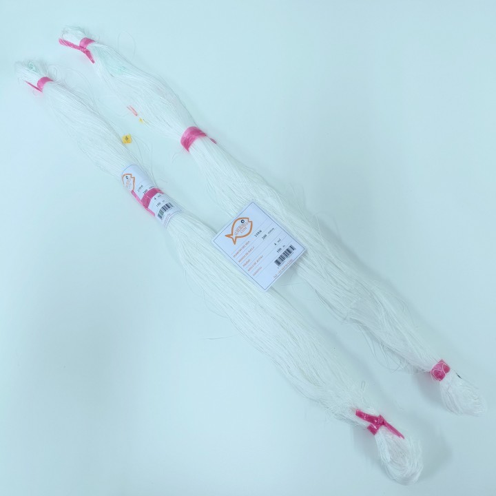 Red de Pesca ALMERORED 210/6: Nylon Doble Nudo, Malla 200mmsq, 4md, 100m - Blanca