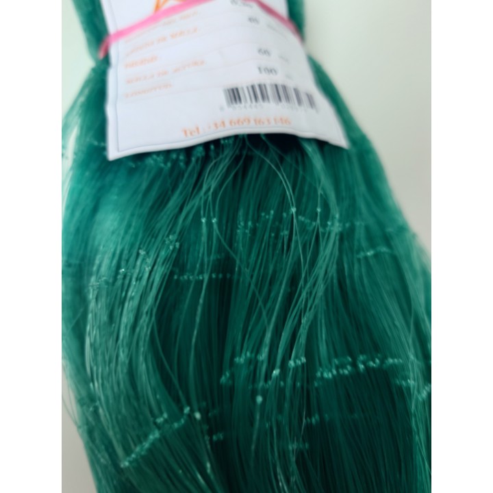 Net 0.30mm x 40mmsq x 60md x 100mts Green
