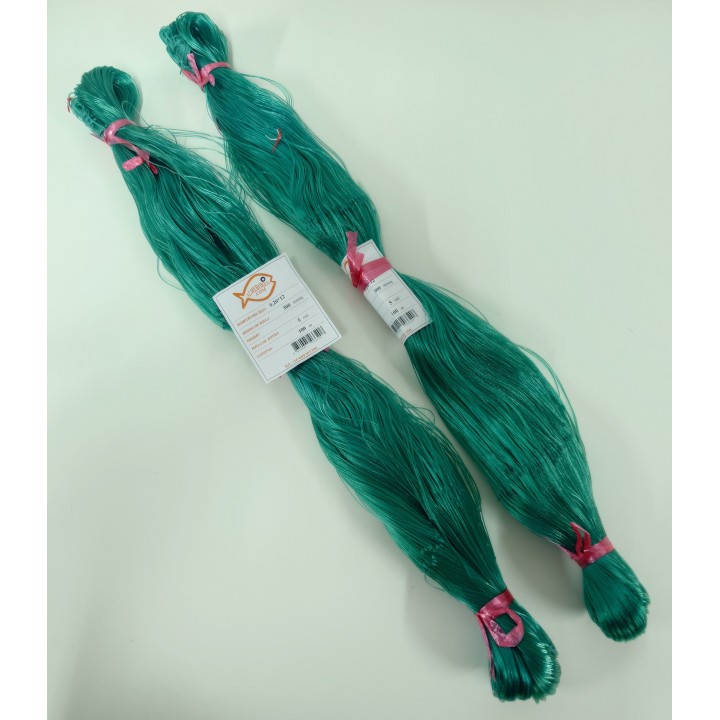 Multifilament-Trammelnetz: 0.20mm x 12 Fäden, 300 mm² Maschenweite, 5 md, 100 m