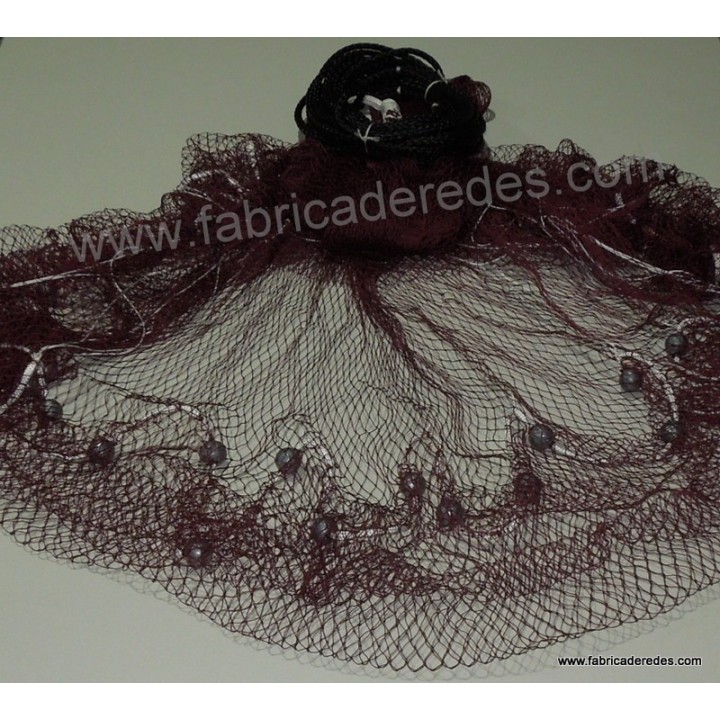 Atarraya multifilamento 210/6 malla 1cm