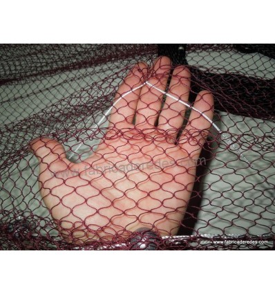 Cast net, 10mm mesh size, 2,7m diameter, white