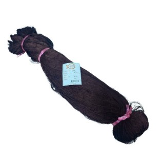 Netz aus Nylon Multifilament Doppelknoten 210/6 x 40mmsq x 40 Meshes x 100m - Braun