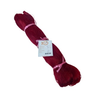 Rete Monofilamento 0.50mm x 80 mmsq x 20 Maglie (3.20m) x 100m - Rosso