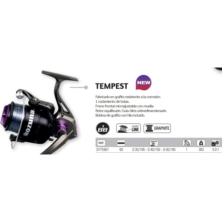 Yokozuna Tempest 6000 reel - Economical and efficient reel