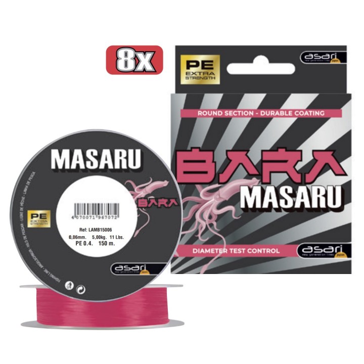 Trailed Fishing Bara Masaru 8x - Hohe Beständigkeit und Weichheit