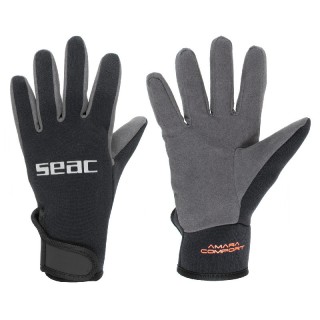 Seac Amara Comfort Dive Gloves - Neopreno 1.5mm, 6 dimensioni