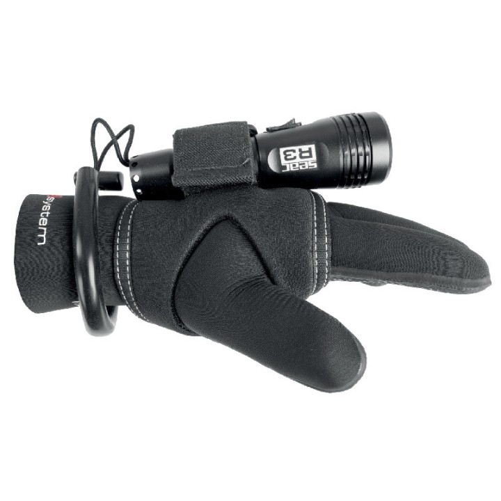 Linterna submarina Seac Sub R3 - 400 lúmenes, compacta y versátil