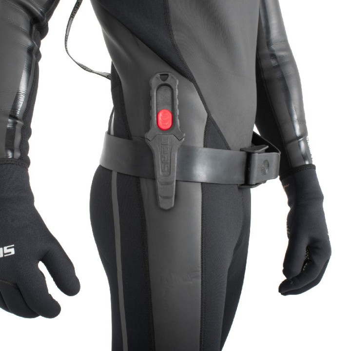 Seac Devil Couteau sous-marin HD - Acier inoxydable, Push & Pull Dehors