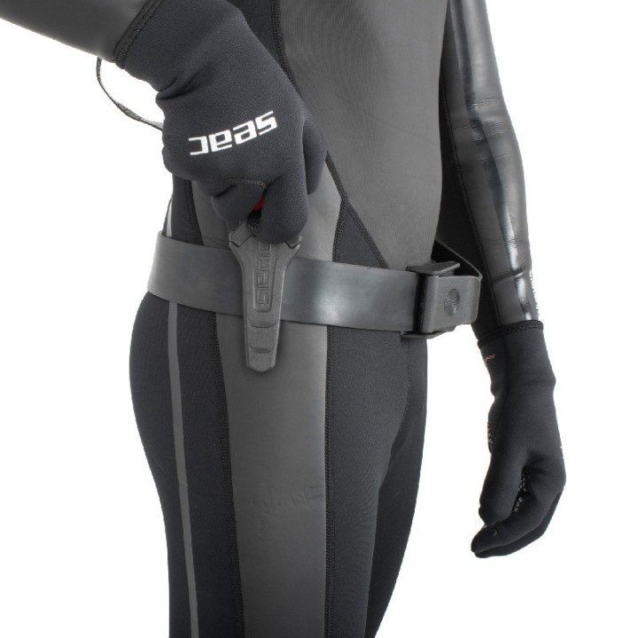 Seac Devil Coltello sottomarina HD - Acciaio inossidabile, Push & Pull Fuori