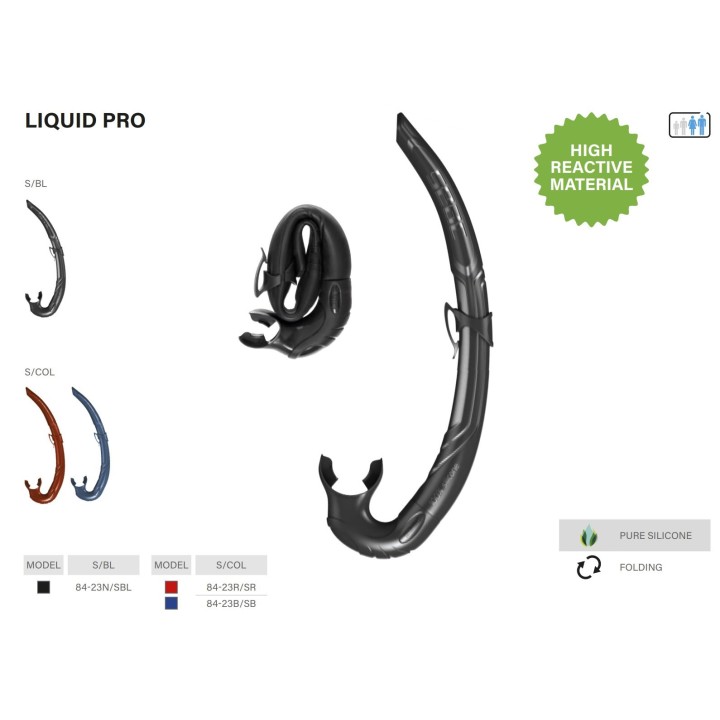 Seac Tubo flexível líquido - silicone hipoalergênico, 3 cores