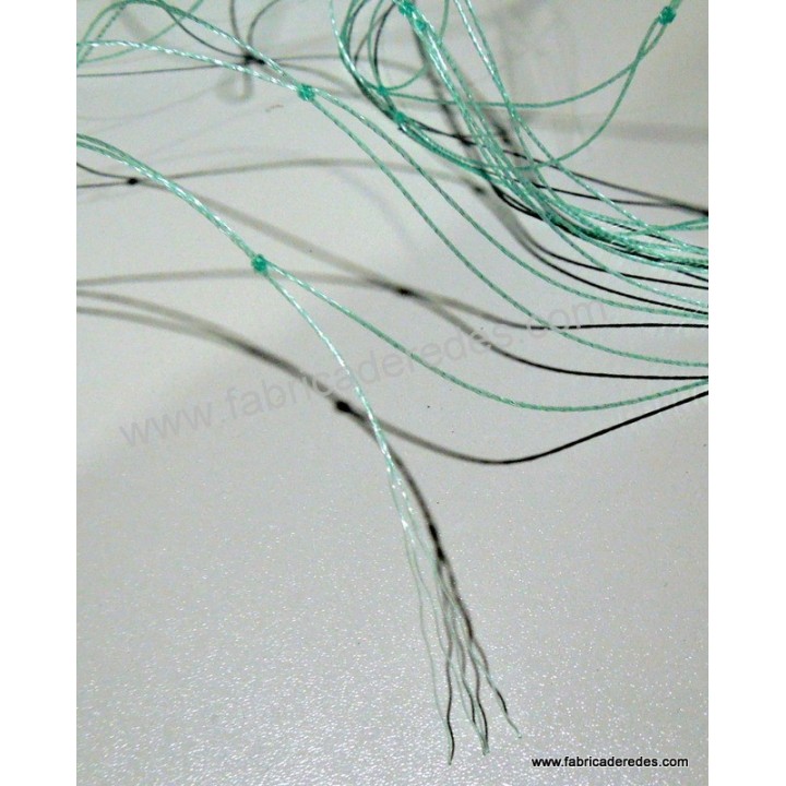 Red multimonofilamento 1.5x4 hilos x 60mm x 40mallas x 100mts