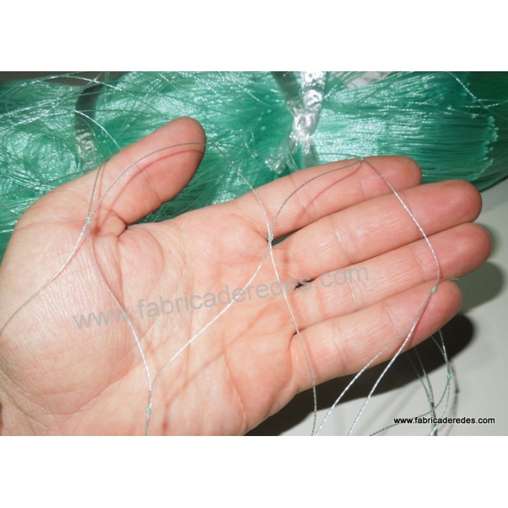 Red multimonofilamento 1.5x4 hilos x 60mm x 40mallas x 100mts