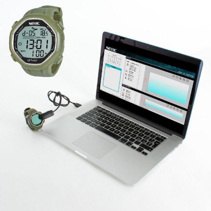 Reloj Seac Driver para Freediving y Buceo con Función MSST