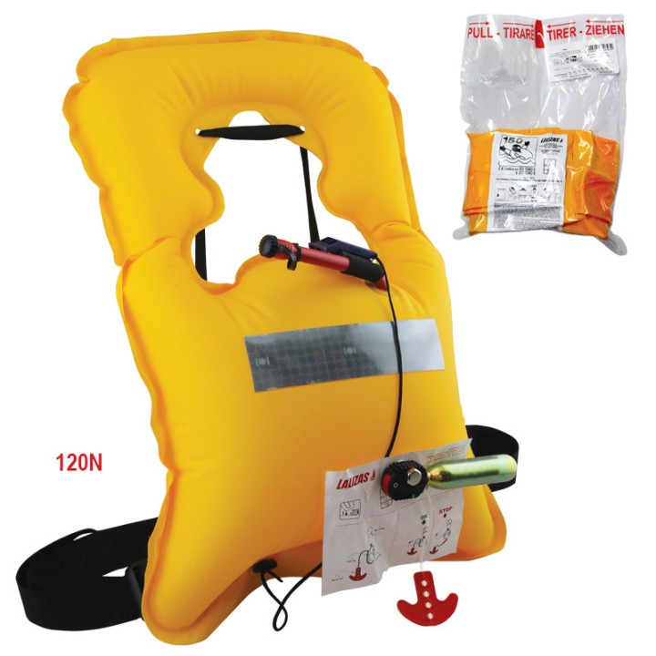Rettungsweste Vita 120N, ISO-Zertifikat 12402-4 & 12402-6, Erwachsene
