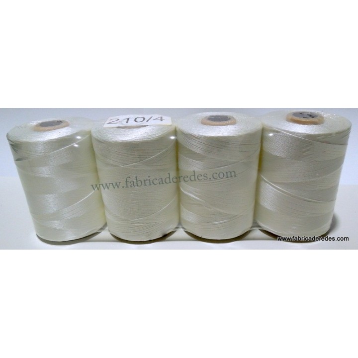 Hilo nylon 210/4 (10000) Blanco