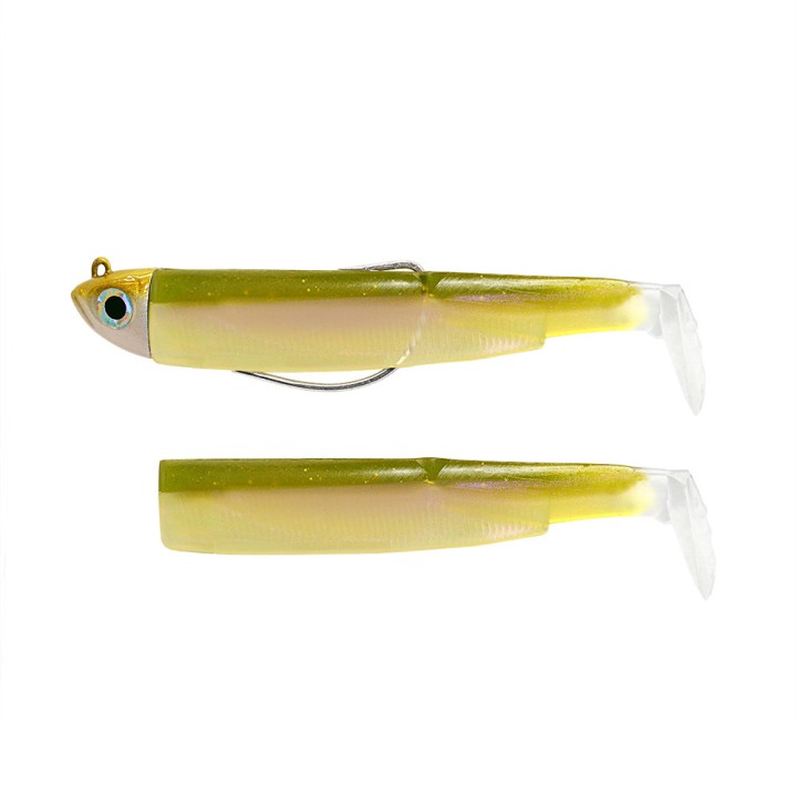 Lure No1 Black Minnow 70mm Combo + Corpo 3g-6g - pesca efficace
