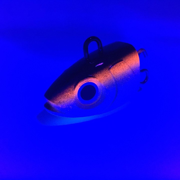 Plomada cabeça no6 preto Minnow 200mm: pesos 30g a 240g