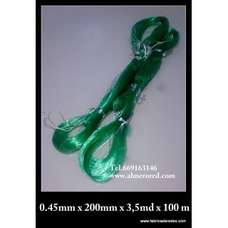Albitana Monofilamento 0.45mm x 200mm x 3,5md x 100mts