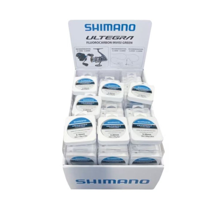 Fluorocarbono Shimano Ultegra: Diámetros 0.14mm a 0.30mm