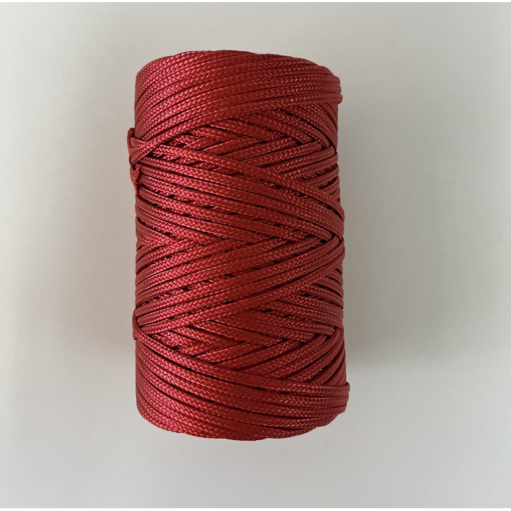 Nylon Strapped with Soul 4.5 mm, 1 kg, Red - Resistant and Versatile