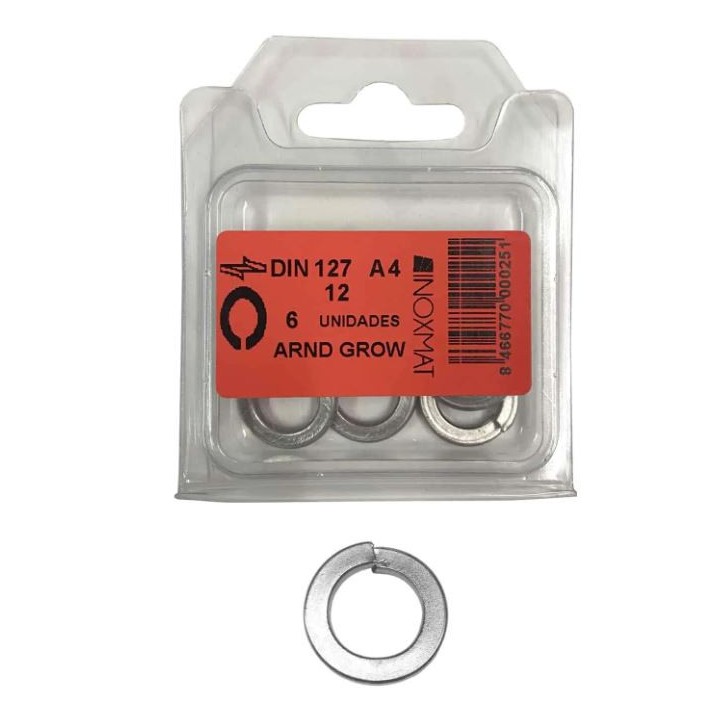 DIN 127 Arandela Grower - Blíster