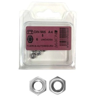 DIN 985 Tubo hexagonal automático - Blíster para conforto