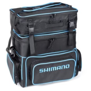 Mochila de surf Shimano: Gran capacidad y almacenamiento versátil de pesca.