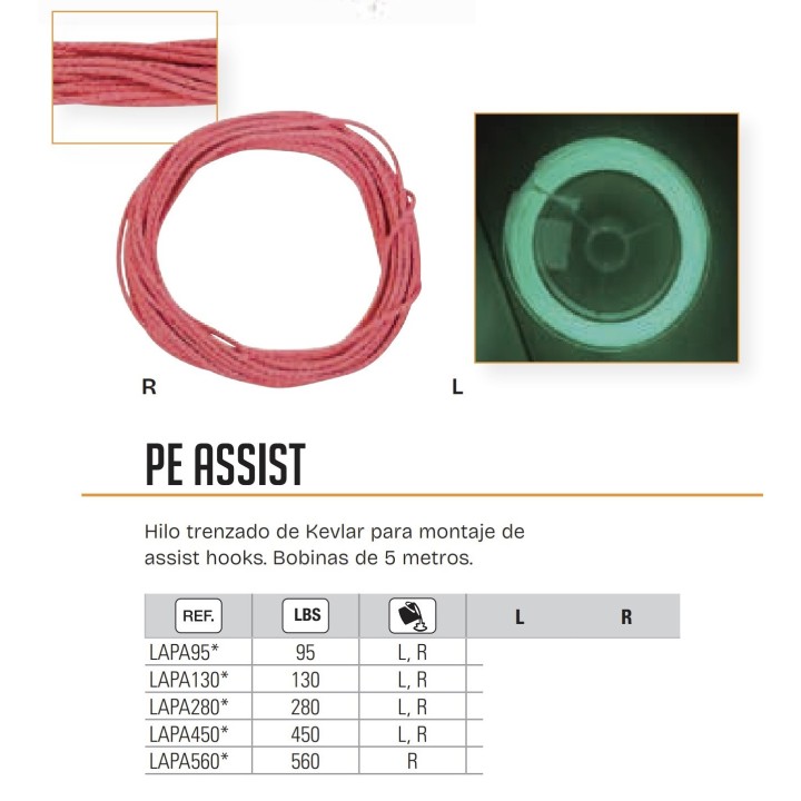 PE ASSIST Kevlar 5 metri