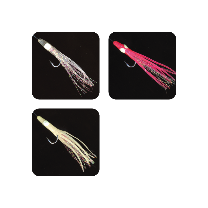 S530E SEÑUELO SABIKI SQUID BAIT 4HOOKS HAYABUSA