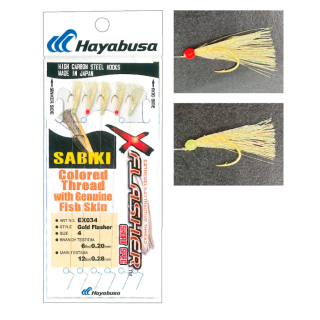 EX034 SABIKI BLINKER GOLD KURZ 5HAKEN HAYABUSA