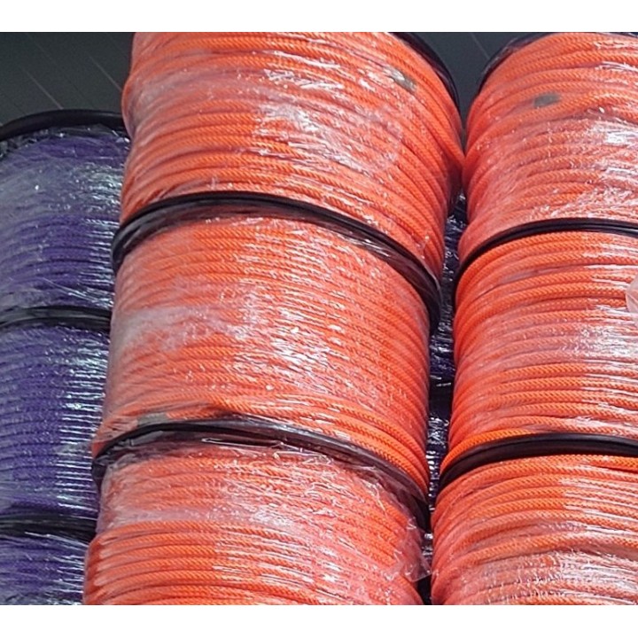 Orange geflochtenes Nylonseil 100 Meter
